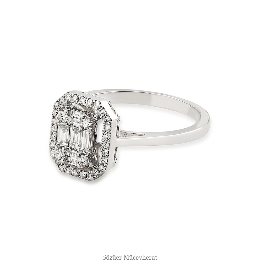 0,56 Ct Baget Pırlanta