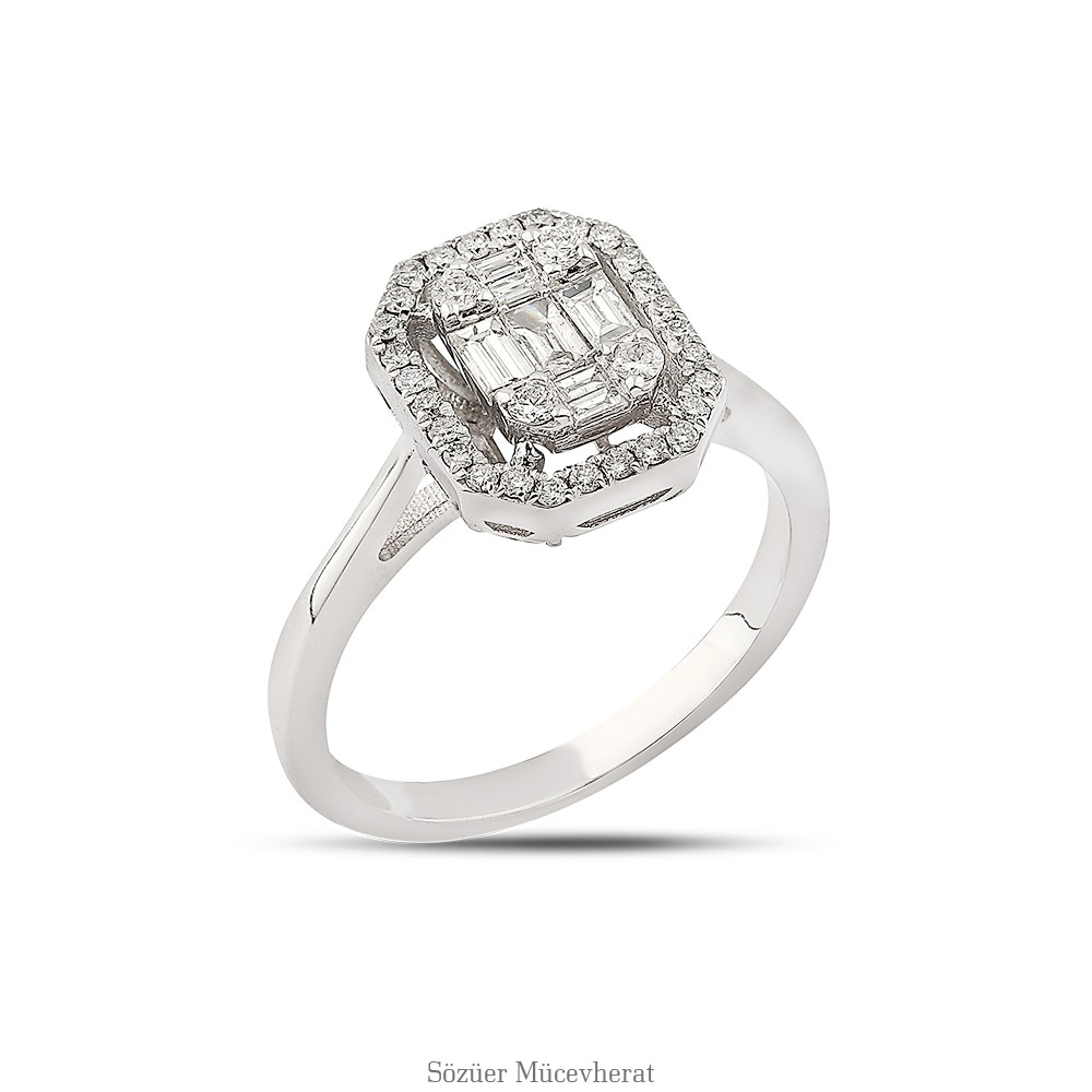 0,56 Ct Baget Pırlanta
