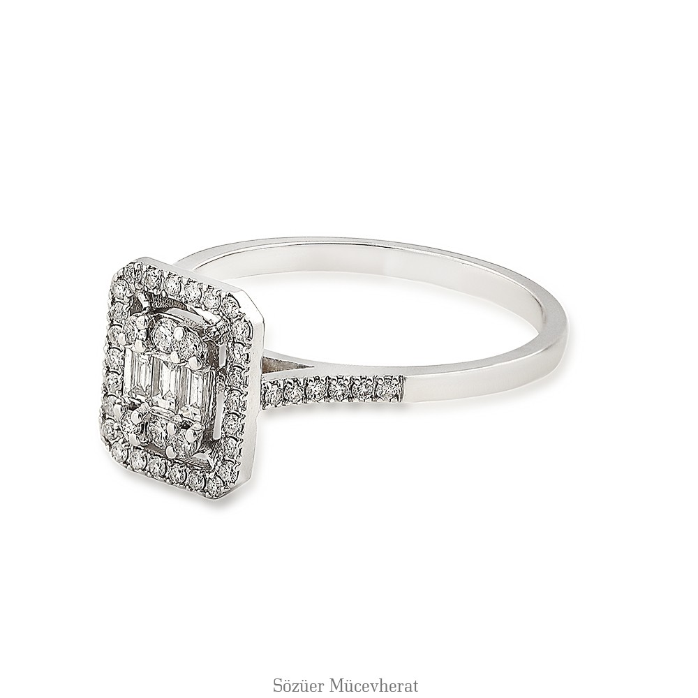 0,52 Ct Baget Pırlanta