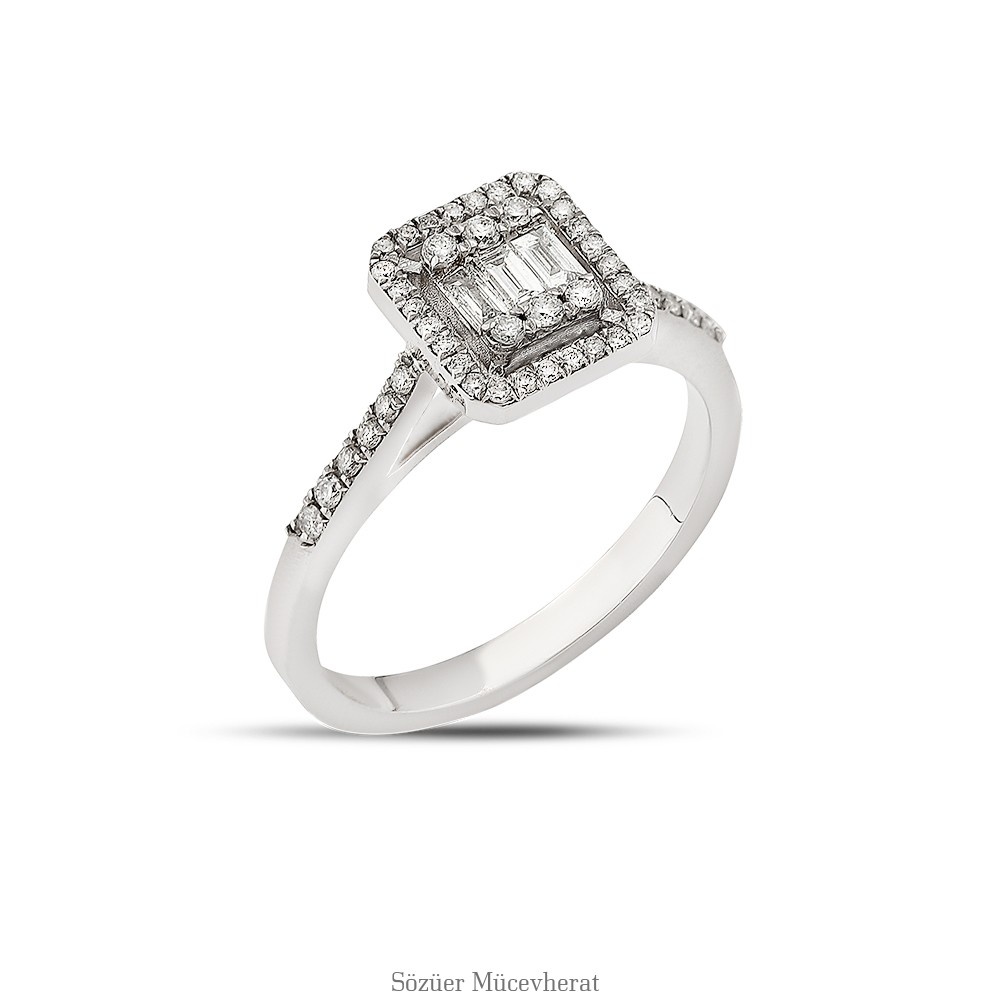 0,52 Ct Baget Pırlanta