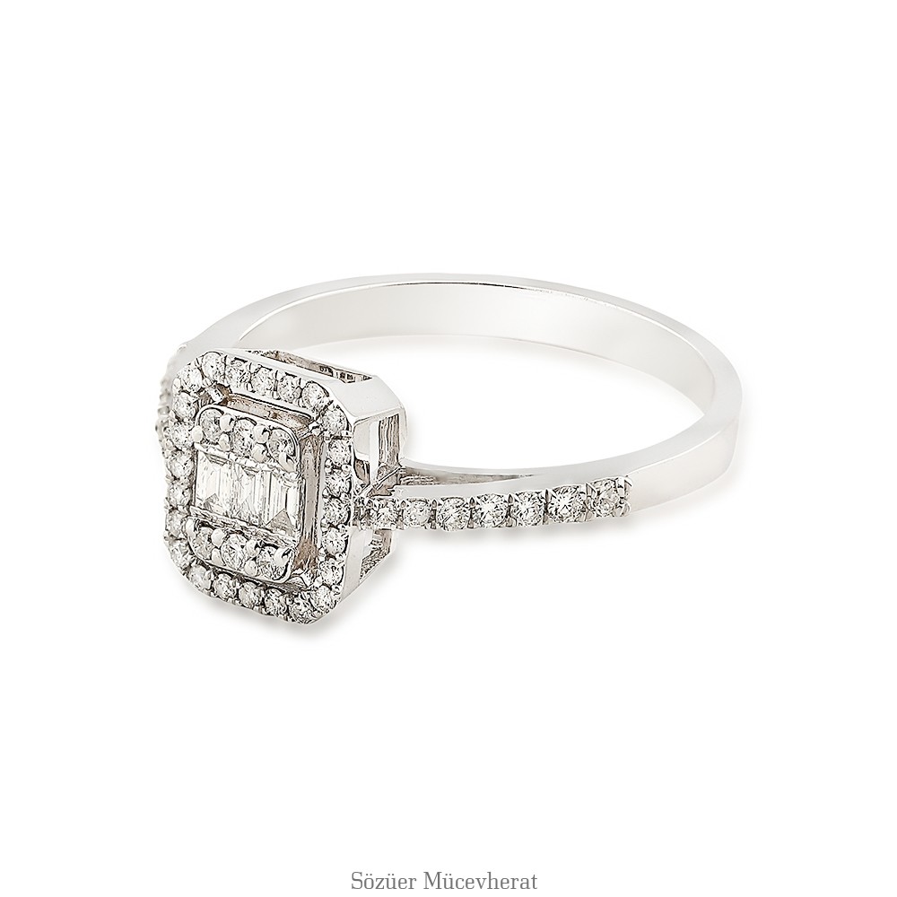 0,60 Ct Baget Pırlanta