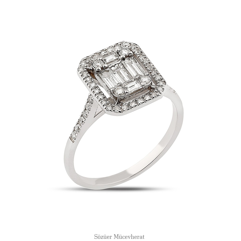0,59 Ct Baget Pırlanta