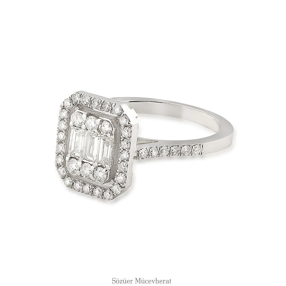 0,62 Ct Baget Pırlanta