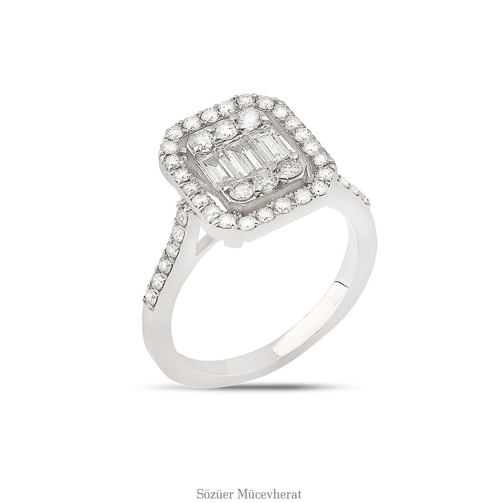 0,62 Ct Baget Pırlanta