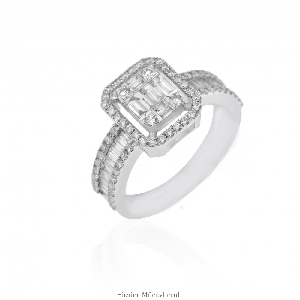 0,83 Ct Baget Pırlanta