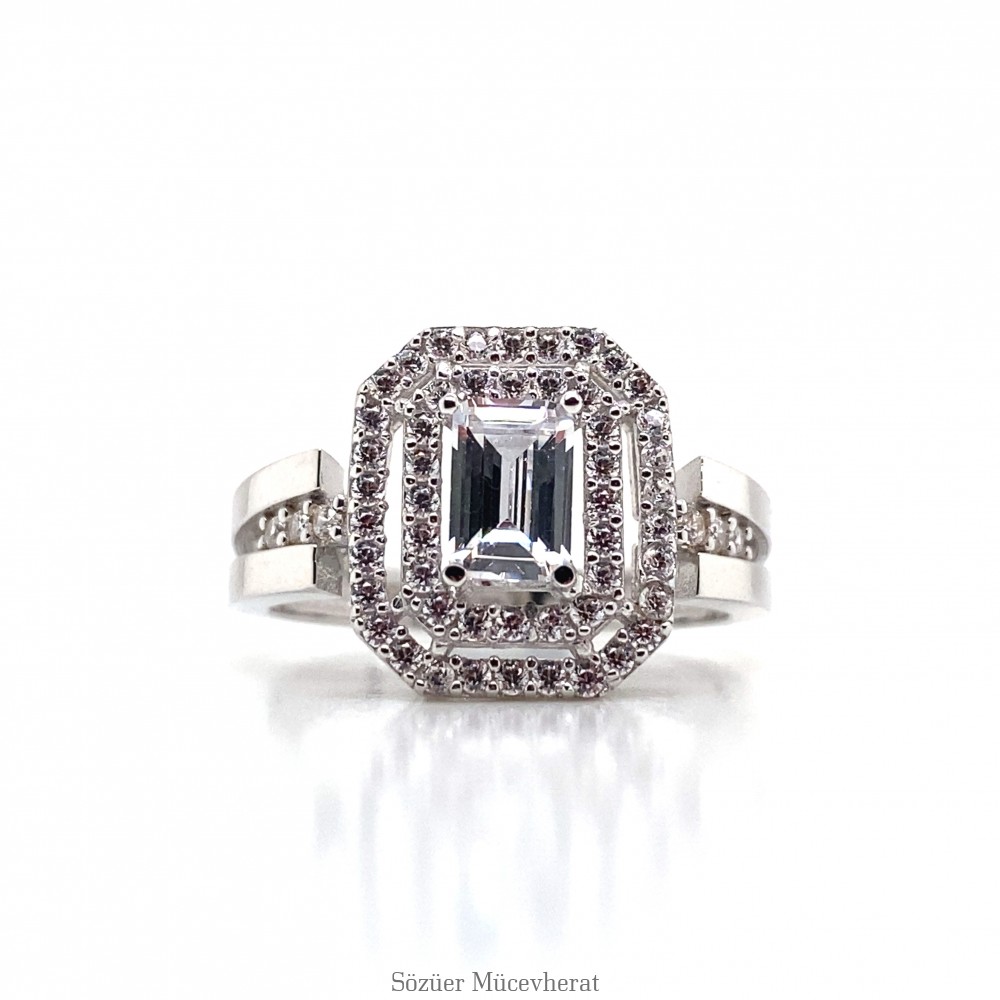 Çift Kollu Baget Altın Yüzük