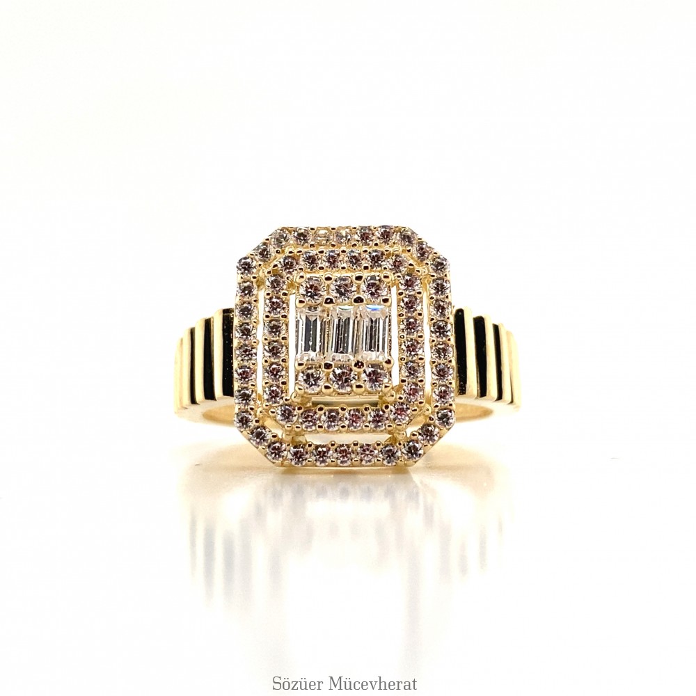 Fantezi Baget Altın Yüzük