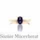 Oval Safir Yüzük