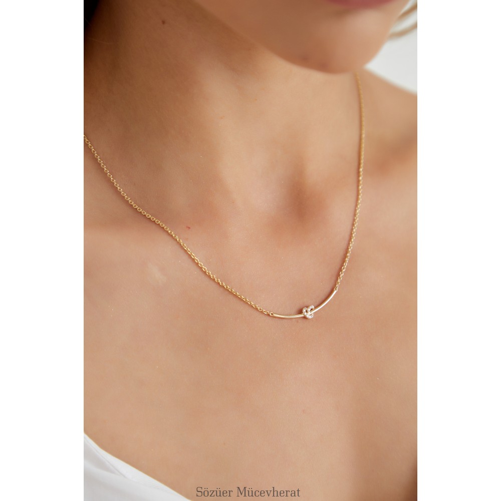 AŞK DÜĞÜMÜ ALTIN KOLYE