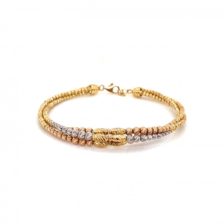 Dorika Toplu Çapraz Model Altın Kelepçe